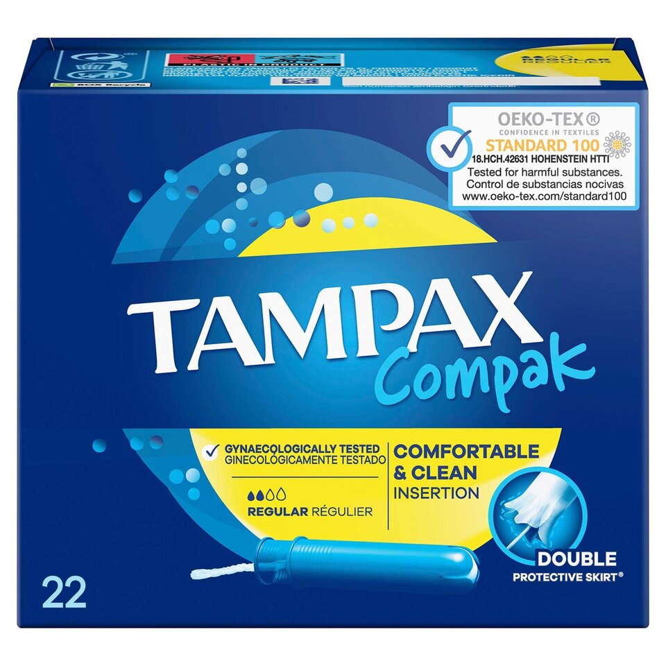 TAMPAX TAMPON COMPAK 22 ADET